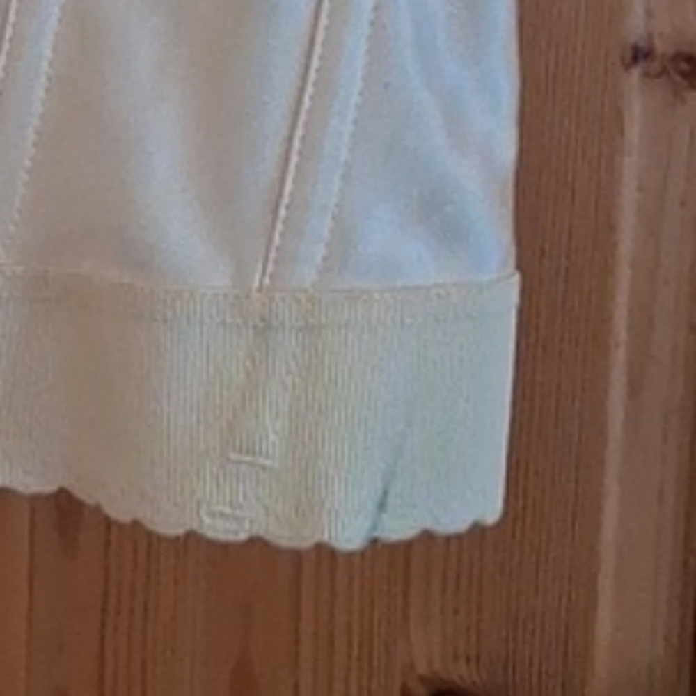Vintage Carnival Cream Lace Trim Bodycon Strapless Push Up Corset Bustier 36B - Picture 4 of 10